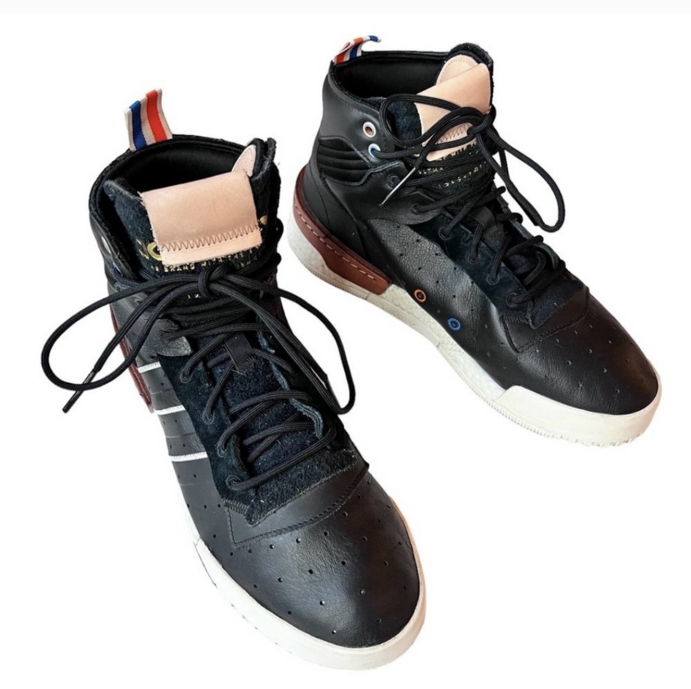 adidas Basketball RIVALRY RM New York Knicks black leather suede high sneaker 11